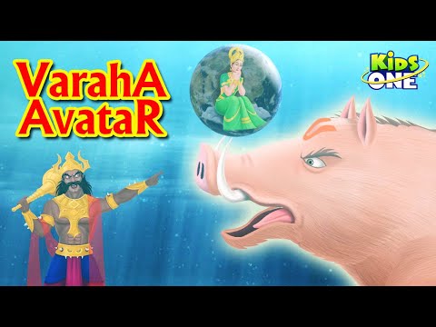 VARAHA Avatar Story | Lord Vishnu Dashavatara Stories | Hindu Mythology Stories