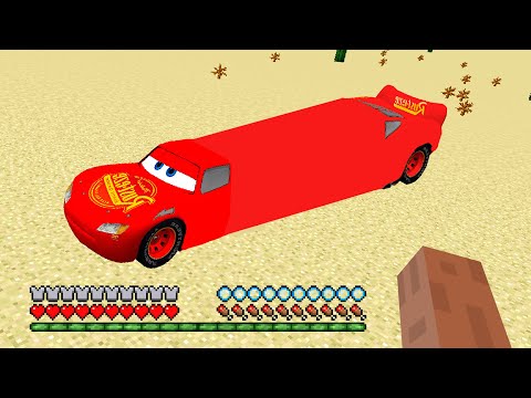 I FOUND LIMOUSINE McQUEEN in Minecraft - Gameplay Movie traps
