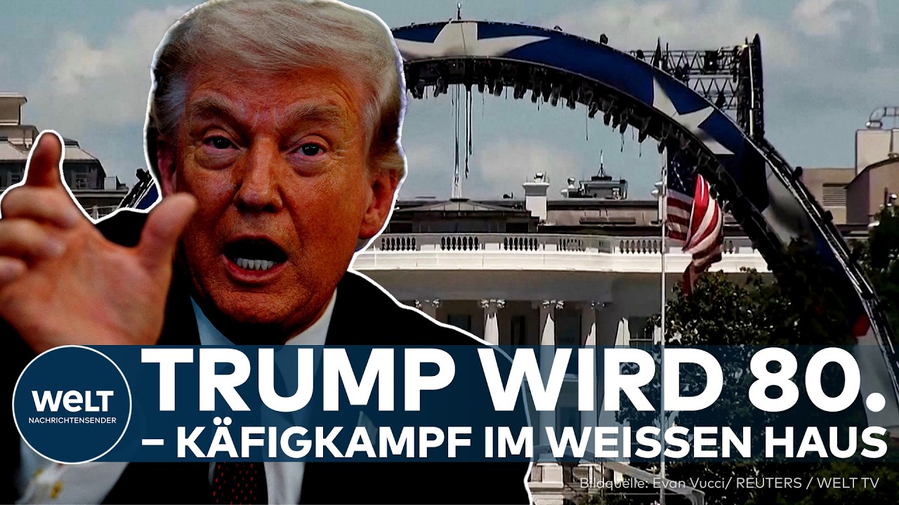 USA: Trump feiert 80. – Das Weiße Haus wird zur UFC-Arena! Käfigkampf sorgt für heftige Kritik