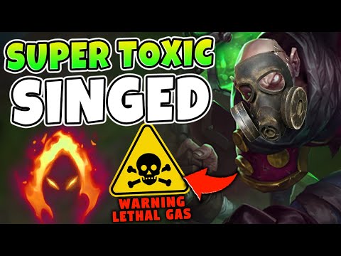 DEADLY POISON SINGED WILL KILL YOU IN SECONDS (FULL AP SINGED) - League of Legends