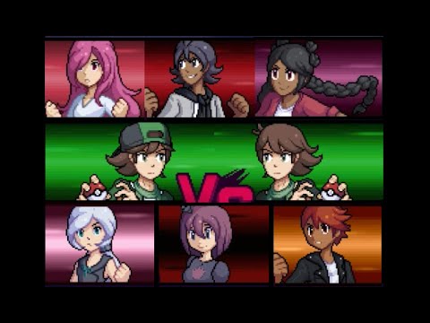 63) Pokemon Rejuv Intense v13 Grass Mono: All Protagonist Battles +Ana