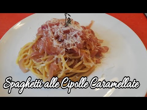 Spaghetti alle Cipolle Rosse Caramellate ... una bomba di sapore @ChefJasonznc