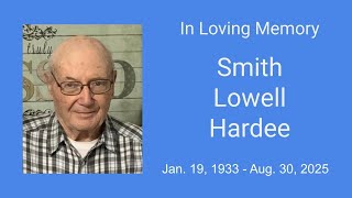 Smith Lowell Hardee - Memorial Service