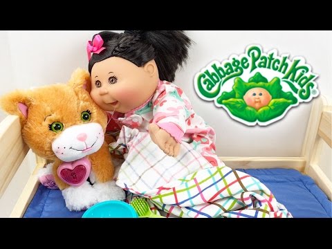 Cabbage Patch Kids Doll Kitty Adoptimals Rescue Pet Video