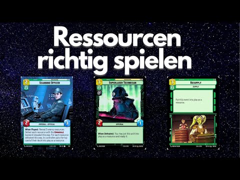 WIE BENUTZE ICH RESSOURCEN RICHTIG? Regeln und Tipps | Star Wars Unlimited