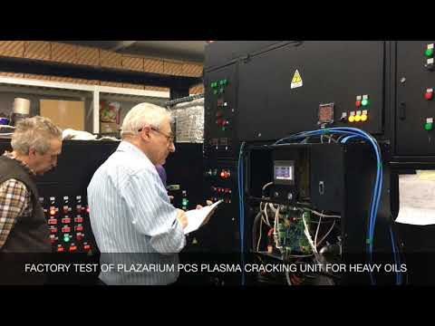 PLAZARIUM PCS plasma cracking unit / factory tests