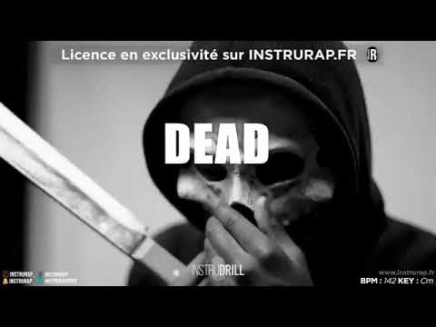 FREE Instru Rap Drill Freestyle Sombre   DEAD   Prod  By 808GHOST360p