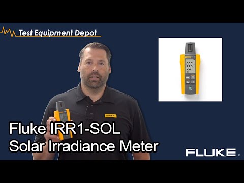 Adam Wysor goes over The Fluke IRR1-SOL Solar Irradiance Meter
