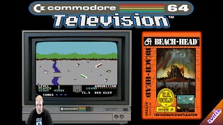 🌟 C64 Television! 🌟 【ᴴᴰ】 playing Beach Head.