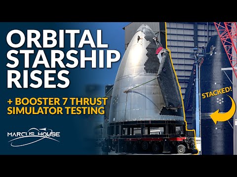 , title : 'SpaceX Orbital Starship Rises, Booster 7 Thrust Simulator Testing, Crew 4, SLS, Rocket Lab Updates