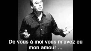Kadr z teledysku La Javanaise tekst piosenki Claude Nougaro