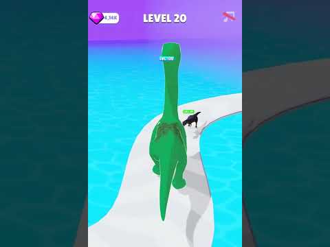 Dinosaur run #brachio #short 36