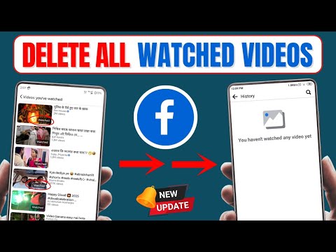 How To Delete All Watched Videos On Facebook In Mobile