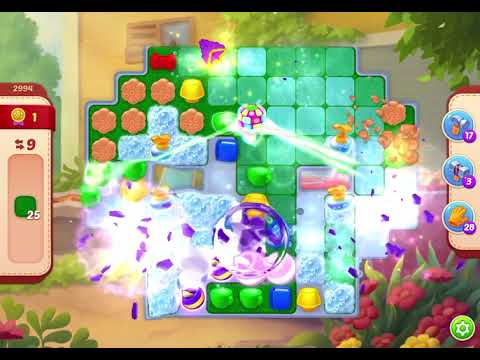 HomeScapes Level 2994 no boosters (18 moves)