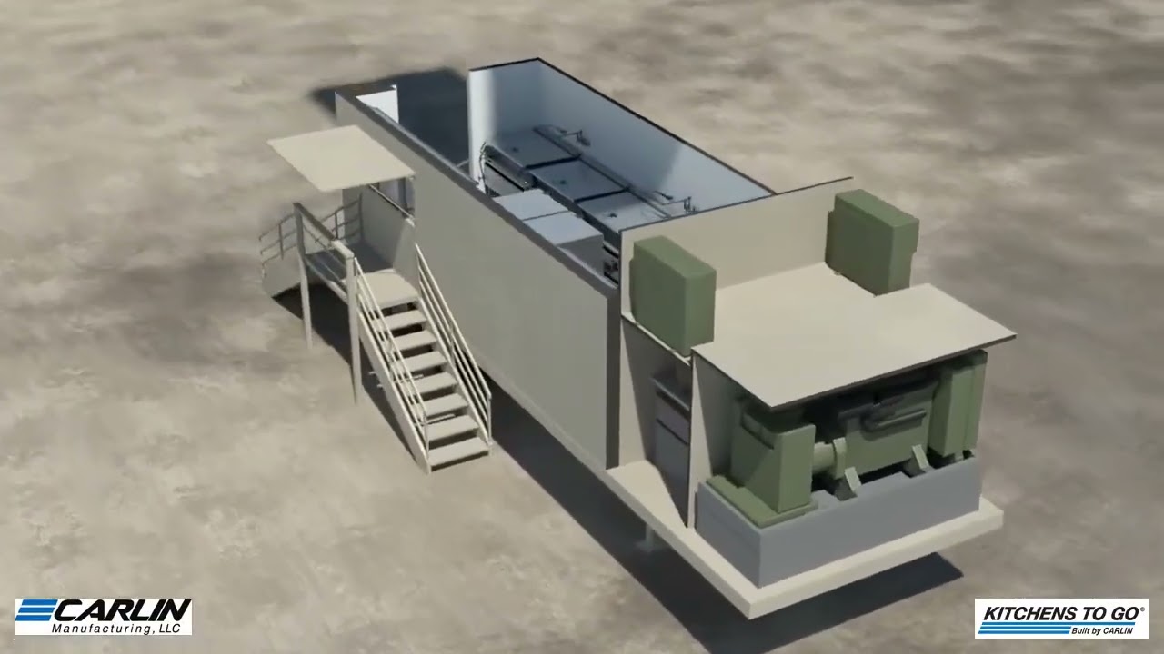 High Volume 30' Containerized Kitchen | Kitchens to Go®