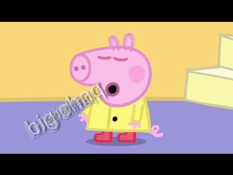 george got big shaq (funny video peppa pig)