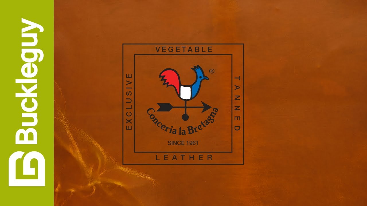Conceria La Bretagna, Cowboy | Cashew | Veg Tan Leather Demo