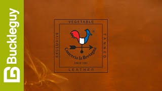 Conceria La Bretagna, Cowboy | Cashew | Veg Tan Leather Demo