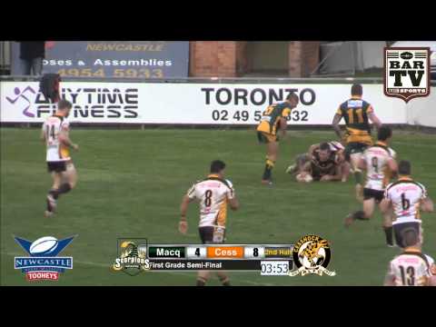 2014 Real NRL Minor Semi Final 1st Grade Highlights - Macquarie Scorps v Cessnock Goannas
