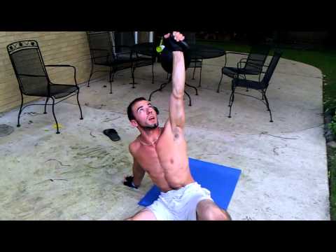 32kg Kettlebell Turkish Get Up