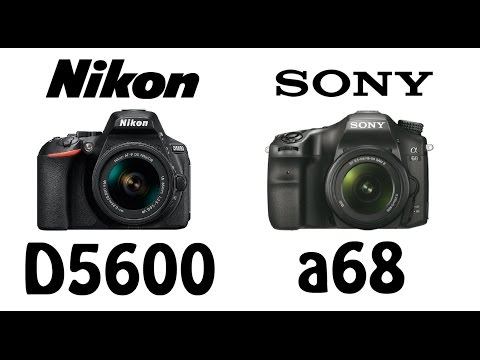 Nikon D5600 vs Sony Alpha α68