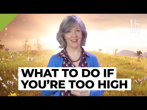 What To Do If You're Too High On Weed