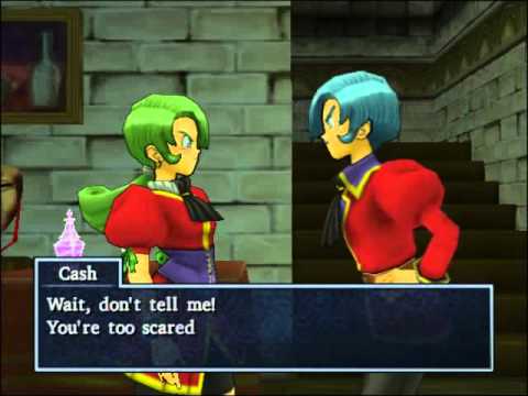 145 Dragon Quest 8 Cut-scene - Cash and Carrie Argue Before Meeting the Hero