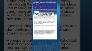 PBNU dan Muhammadiyah Tegaskan Pelapor Pandji Pragiwaksono Bukan Bagian dari Organisasi Resmi