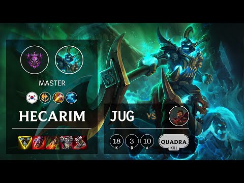 Hecarim Jungle vs Graves - KR Master Patch 11.4