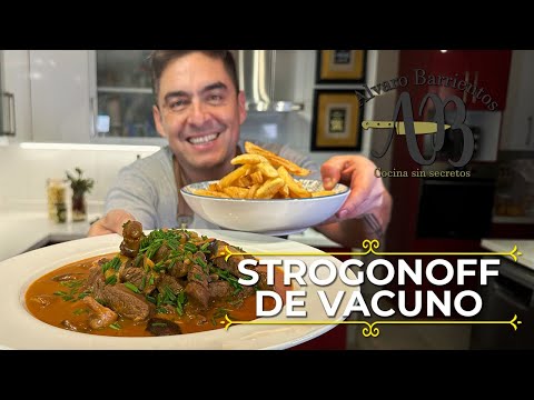 STROGONOFF DE VACUNO. LA RECETA PERFECTA QUE NO PUEDES DEJAR DE COCINAR. TE ENCANTARÁ