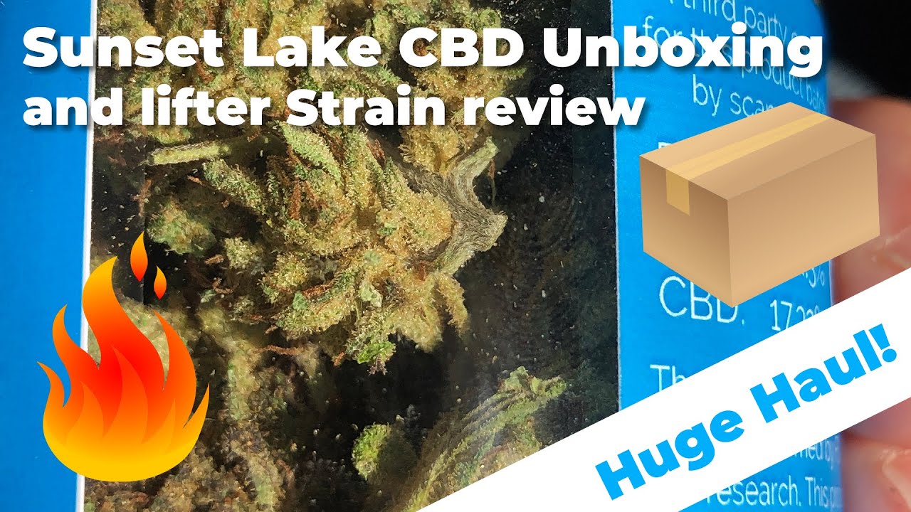 Unboxing Sunset Lake CBD products | Lifter CBD Hemp Flower Review | Conscious Clouds Episode #3