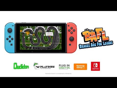 BAFL - Brakes are for Losers - Nintendo Switch Release Trailer thumbnail