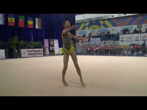 #rhythmicgymnastics Blanka Krasznay HUN Rope AA Juniors Irina Deleanu Cup 29 March 2019