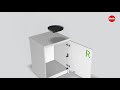 Hailo Einbau Abfallsammler Compact-Box M Weiß-youtube_img