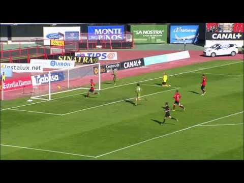 Gol Carmona: Jª24 - RCD Mallorca - Real Sporting (narración Luis Eduardo García)