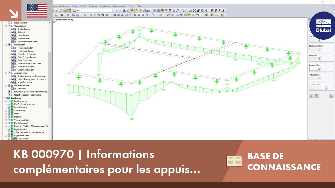 KB 000970 | Informations complémentaires pour les appuis linéiques