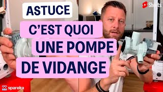 Une pompe de vidange de machine à laver c’est quoi ? #tutorial #spareka