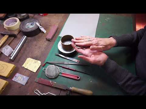 Crushed Stone Inlay Demo for Jewelry Design