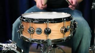 Video thumbnail for DW 14x5.5 Collector's Series Oak Snare Drum - Natural Hard Satin by Memphis Drum Shop