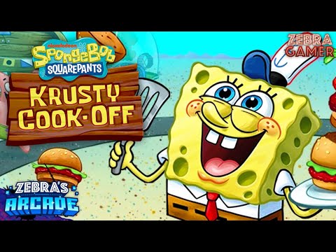 SpongeBob SquarePants: Krusty Cook-Off Nintendo Switch Gameplay - Zebra's Arcade!