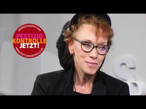 Sibylle Berg für die Petition Pestizidkontrolle