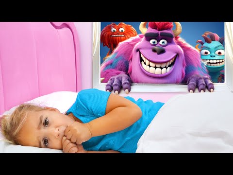 Monster under my bed - song for kids with Alice