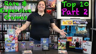 My Top 10 RARE and EXPENSIVE Video Games in the Collection! Part 2!