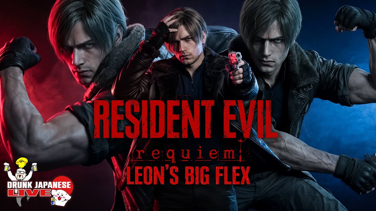 RESIDENT EVIL REQUIEM – Leon Flexing on Zombies & My Liver [LIVE]