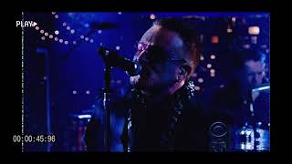 U2 | “I’ll Go Crazy If I Don’t Go Crazy Tonight” (Live on Letterman) | Remastered by JF