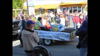 preview picture of video 'Windsor Nova Scotia Pumpkin Regatta Parade. October 12, 2014'