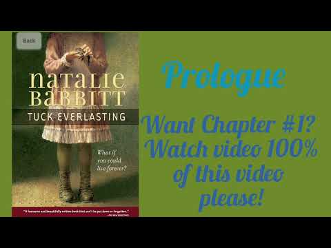 Prologue: Tuck Everlasting by Natalie Babbitt