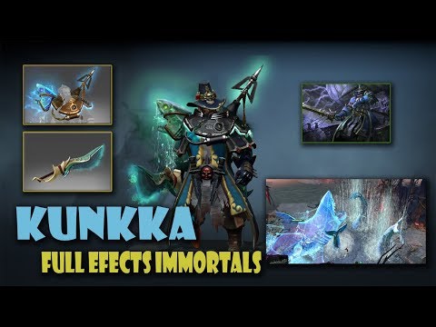 kunkka Mix Set Immortal Full Efect Prize of the Saltworn Mariner/Leviathan Whale Blade/Grand Witch