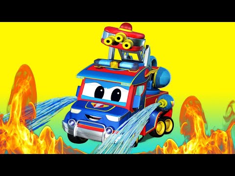 Crtići sa autima za djecu -  Super VATROGASNI KAMION u SPAŠAVANJU - Super Kamion u Auto Gradu !