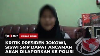 Siswi SMP Dapat Ancaman Dilaporkan Ke Polisi Usai 